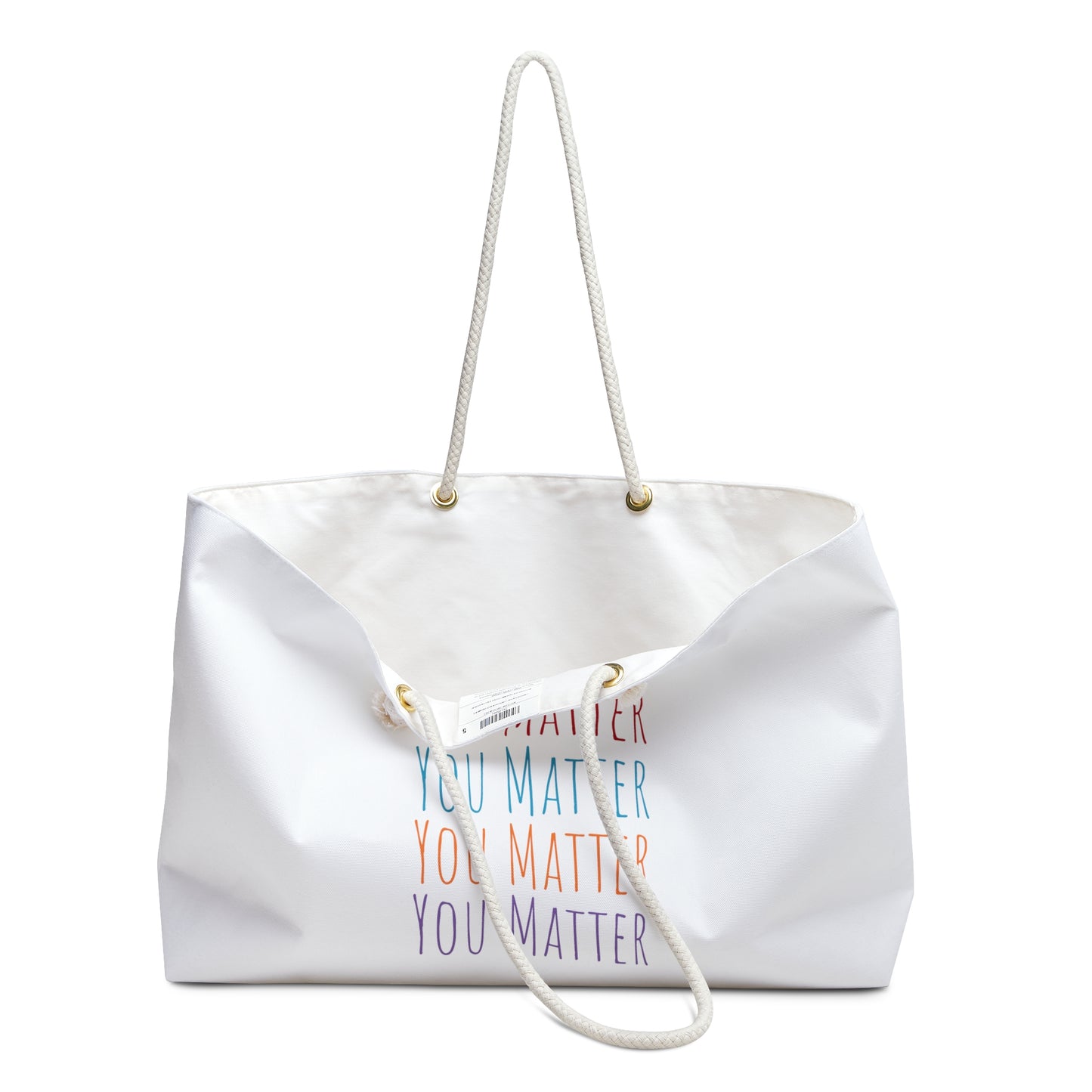 Remember You Matter Weekender Bag Rainbow
